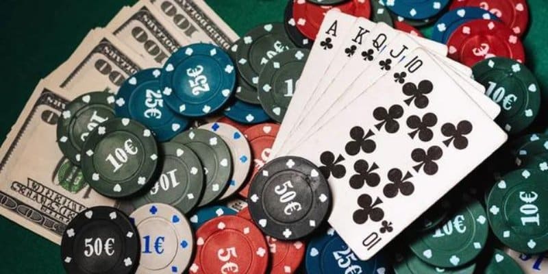 Cách chơi bài poker bull: Thùng phá sảnh