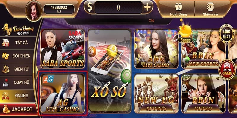 Ưu điểm chỉ có tại AWC Live Casino